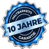 10 Jahre Haltbarkeitsgarantie
